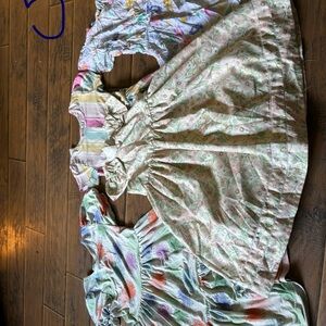 Floral and Striped Girls' Dresses